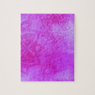 Puzzle Motif Mandala violet désorganisé