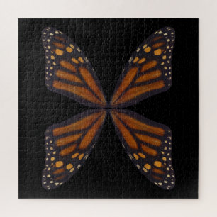Puzzle Motif Monarch Butterfly Wings