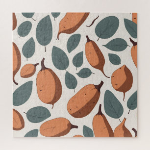 Puzzle Motif sans couture de patate douce