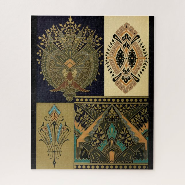 Puzzle Motif textile Art nouveau Christopher (Vertical)