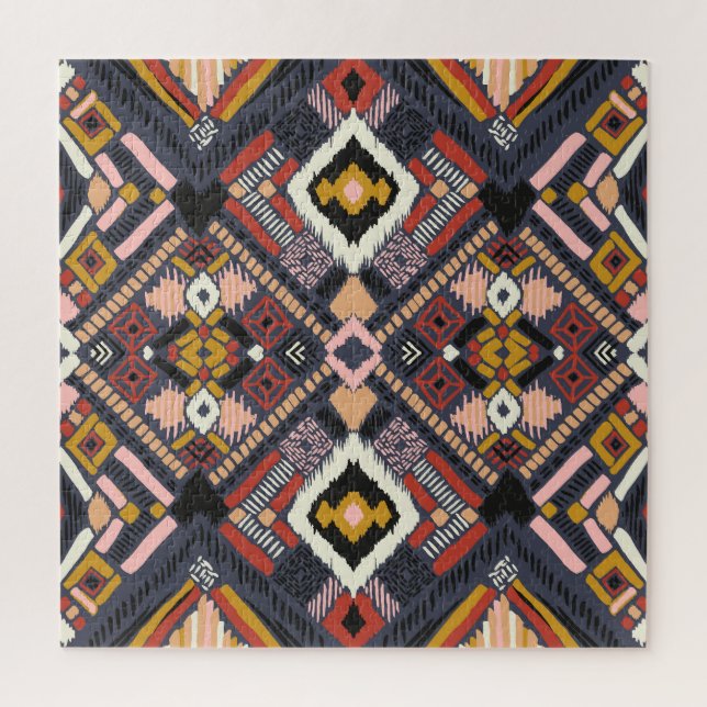 Puzzle Motif tribal africain Chevron Aztec (Vertical)