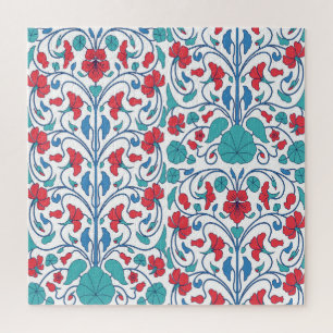 Puzzle Motif vintage arabe floral sans couture.