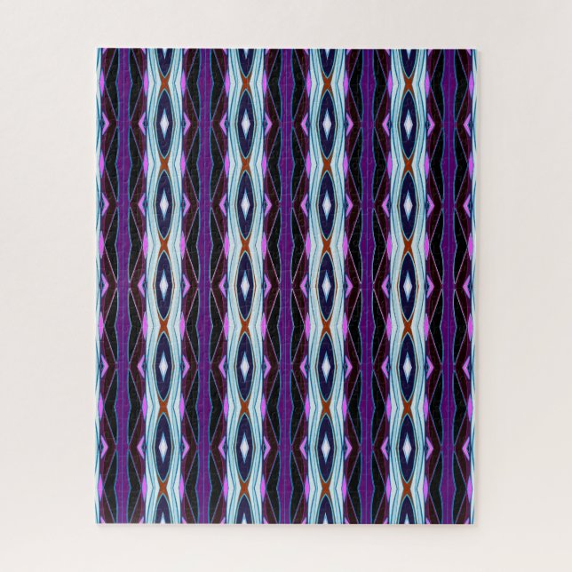 Puzzle Motif violet unique (Vertical)