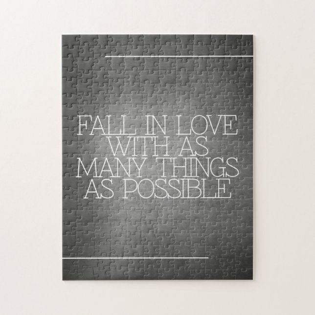 Puzzle Motivation, inspiration, mots de la sagesse. (Vertical)