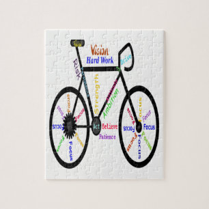 Puzzle Motivationnel ou Inspiration des mots vélos