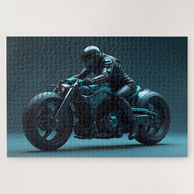 Puzzle Moto futuriste (Horizontal)