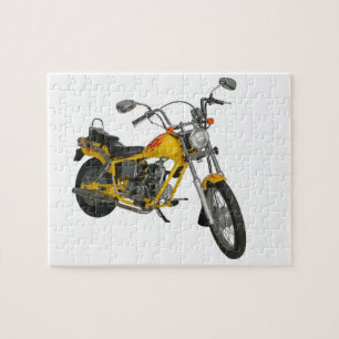 Puzzle Moto jaune