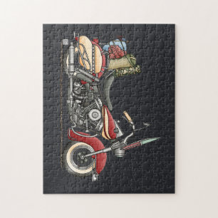 Puzzle Moto mignonne