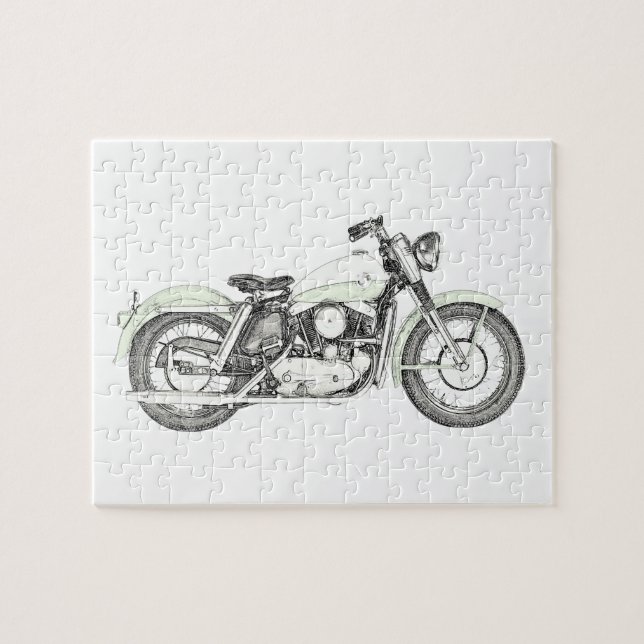 Puzzle Moto sportif 1957 (Horizontal)