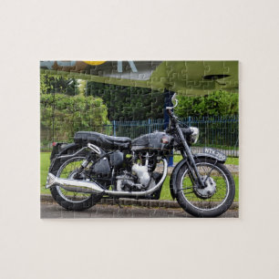 Puzzle Motocyclette et Spitfire