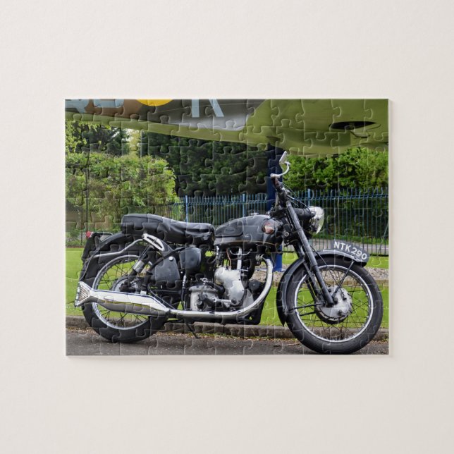 Puzzle Motocyclette et Spitfire (Horizontal)