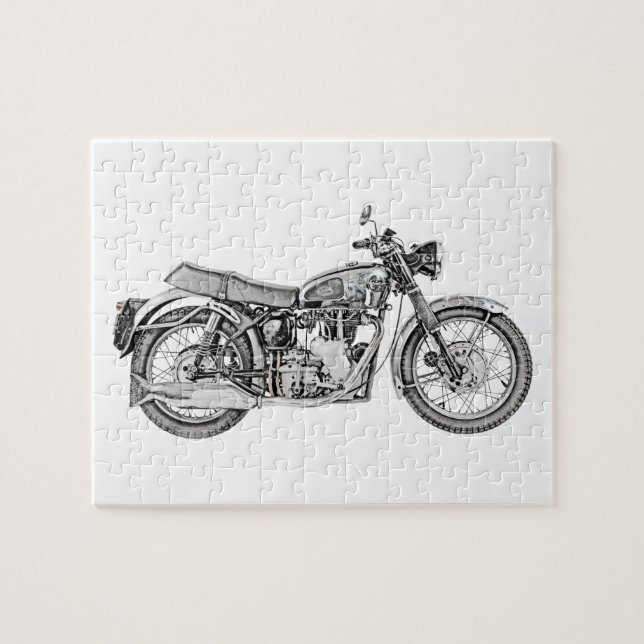 Puzzle Motocyclette Vélos 1952 (Horizontal)