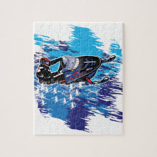 Puzzle Motoneige graphique