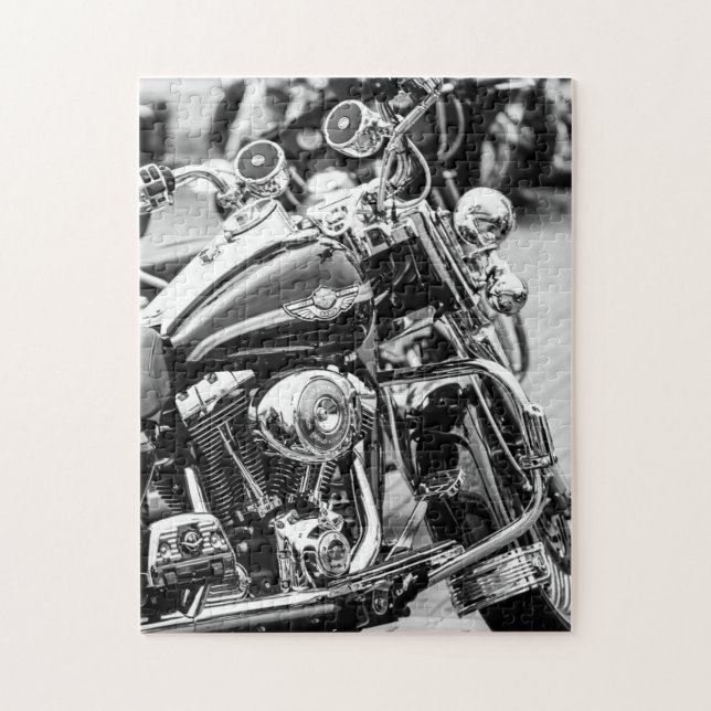 Puzzle Motorbike Motorcycle Biker Riker Motorbike (Vertical)
