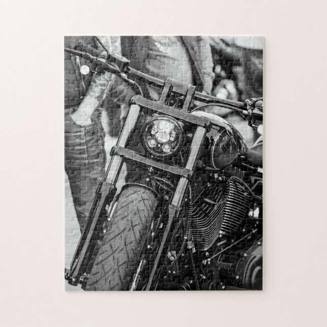 Puzzle Motorbike Motorcycle Biker Riker Motorbike (Vertical)