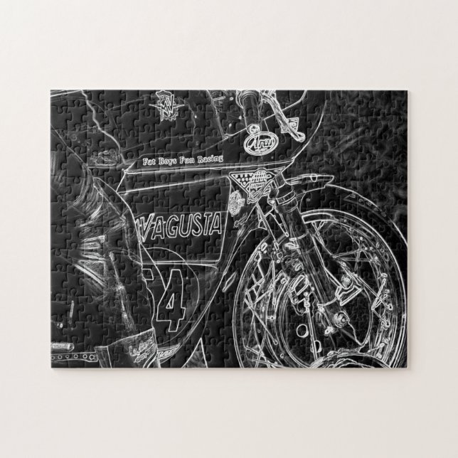 Puzzle Motorcycle 1 11x14 252pc jpcn (Horizontal)