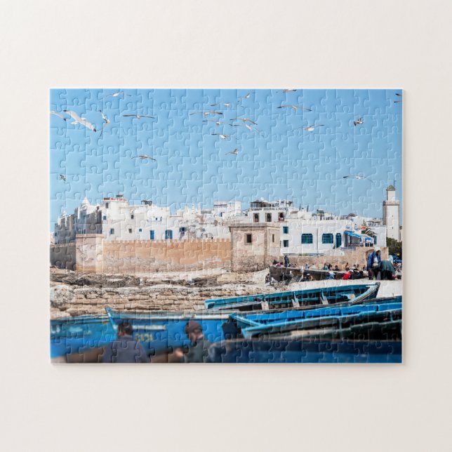 Puzzle Mouette en Essaouira - Maroc (Horizontal)