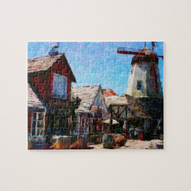 Puzzle Moulin à vent de Solvang (Horizontal)