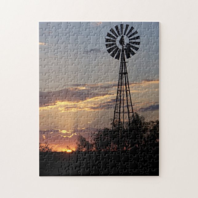 Puzzle Moulin à vent occidental du Texas (Vertical)
