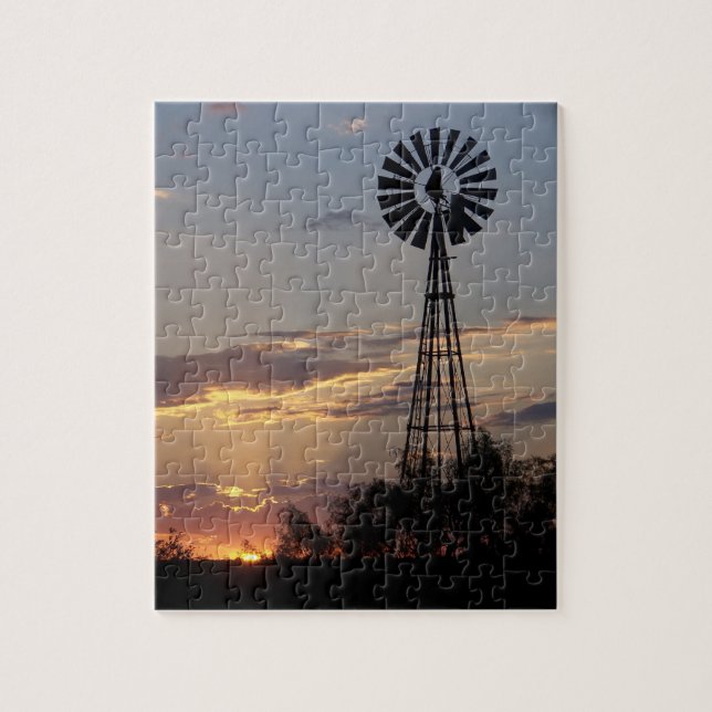 Puzzle Moulin à vent occidental du Texas (Vertical)