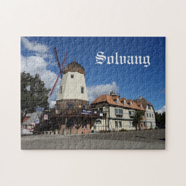 Puzzle Moulin danois Solvang California (Horizontal)