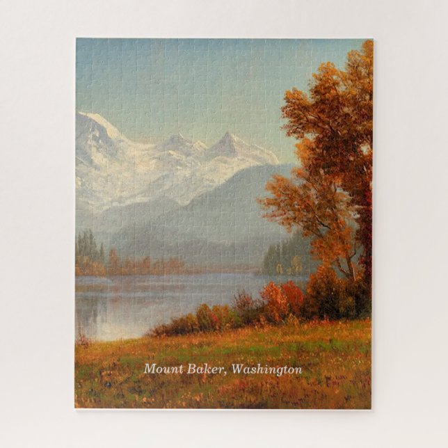 Puzzle Mount Baker, Washington, fine art, (Vertical)