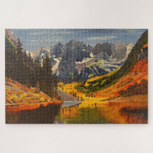 Puzzle Mountain Lake, Par Gary Poling