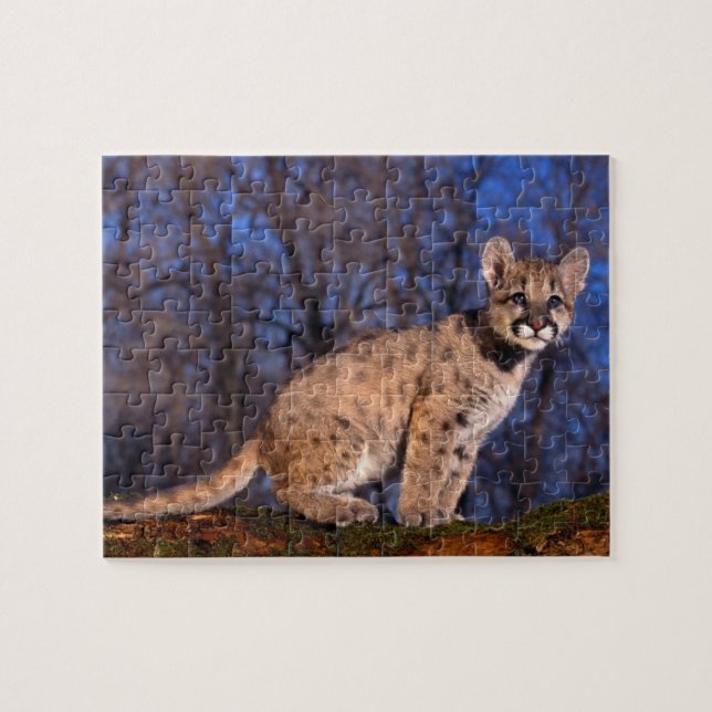 Puzzle Mountain Lion Cuzzle (Horizontal)