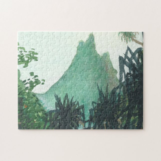 Puzzle Mountain View de plage de Kee'e (Horizontal)