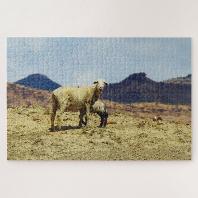 Puzzle Mouton de montagne (Horizontal)