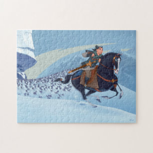 Puzzle Mulan lutte contre les chasseurs