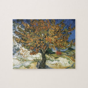 Puzzle Mulberry Tree by van Gogh Vintage Old Antique Art