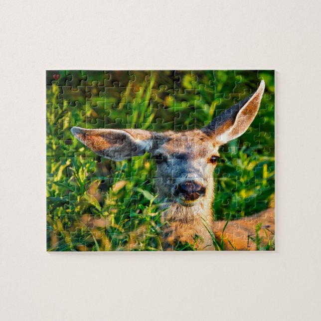 Puzzle Mule Deer Wyoming (Horizontal)