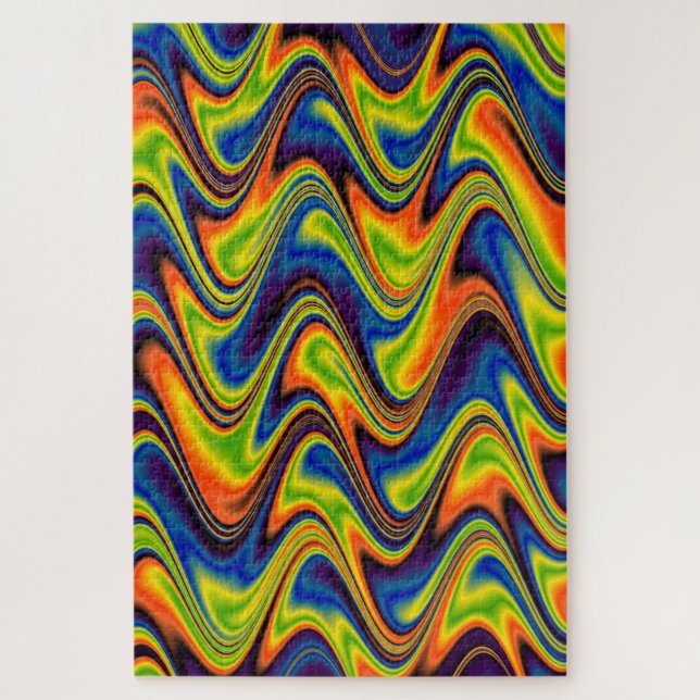 Puzzle Multicolor Abstrait (Vertical)
