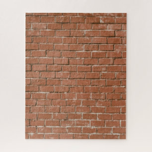 Puzzle Mur de brique rouge rustique