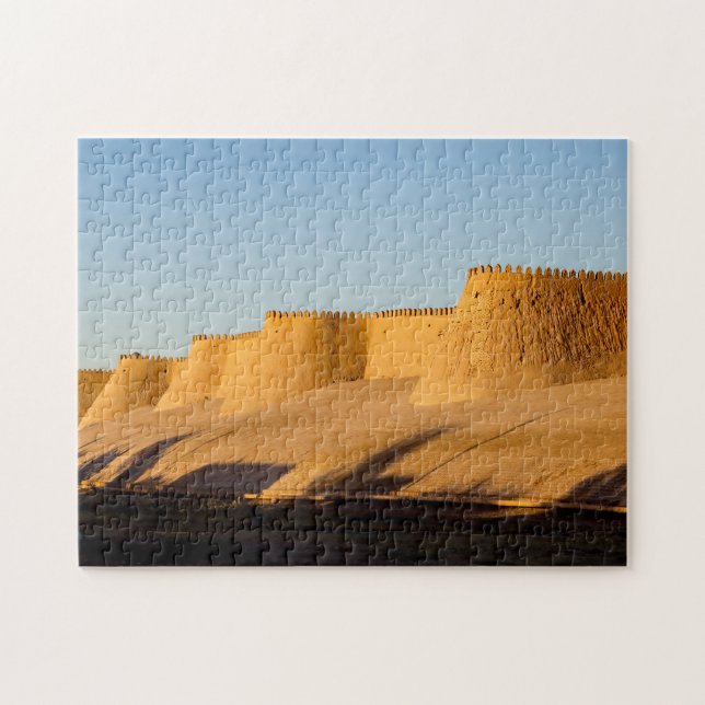Puzzle Mur de ville de Khiva - Ouzbékistan, Asie centrale (Horizontal)