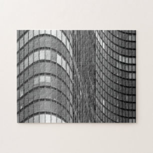 Puzzle Mur rideau en acier et en verre de moderne