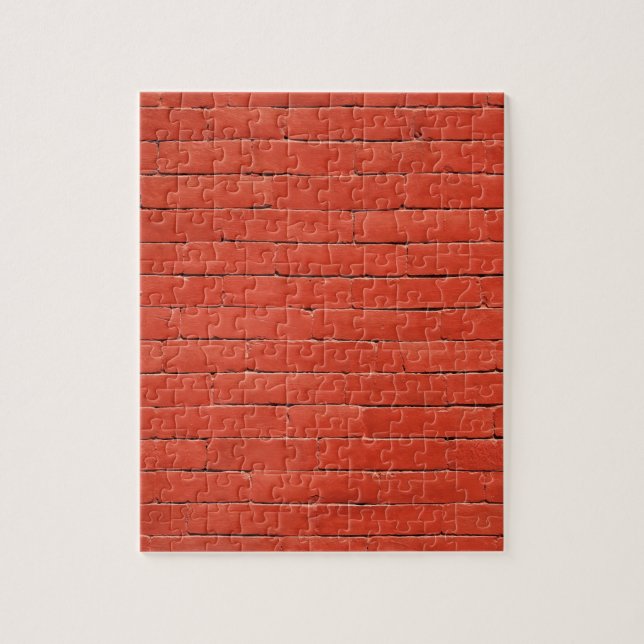 Puzzle Mur rouge orange (Vertical)