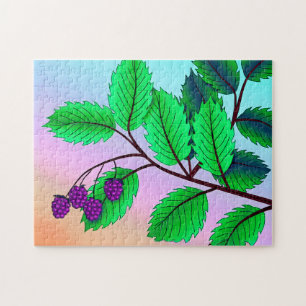 Puzzle "Mûres sur une branche"