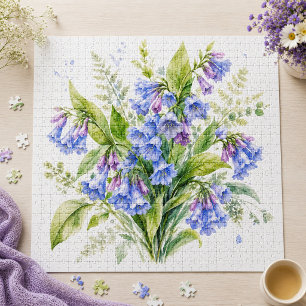 Puzzle Murmure de Fleur Sauvage Virginia Bluebells