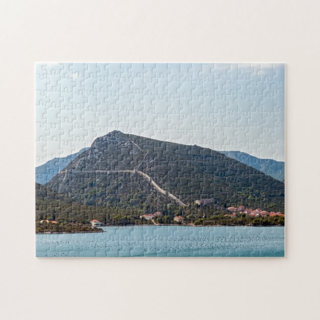 Puzzle Murs de Ston - Dalmatie, Croatie (Horizontal)