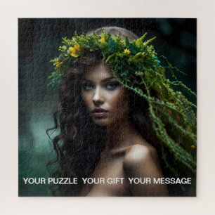 Puzzle Muse forestière enchantée