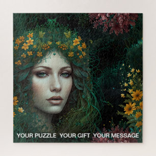 Puzzle Muse forestière enchantée