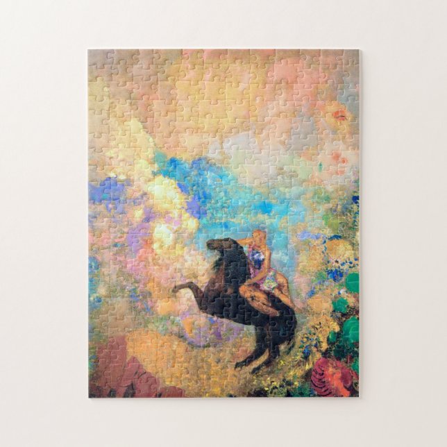 Puzzle Muse sur Pegasus, Redon (Vertical)