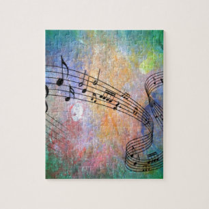 Puzzle musique abstraite