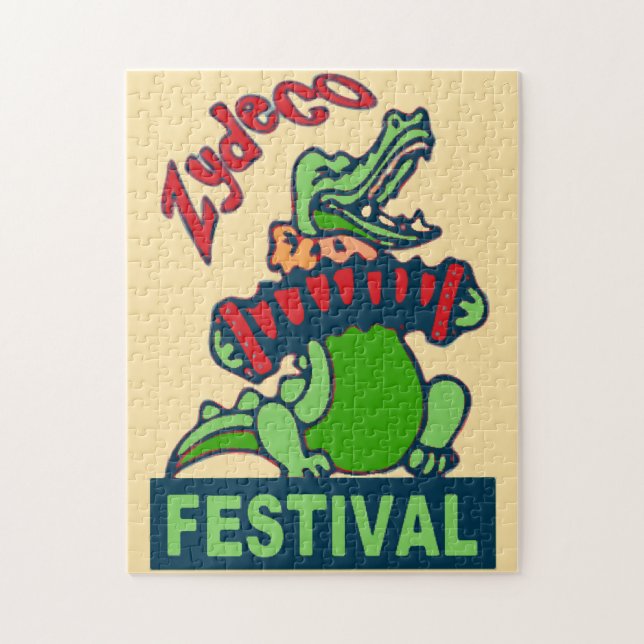 Puzzle Musique Cajun Zydeco (Vertical)