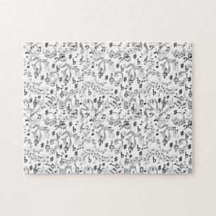 Puzzle Musique, notes musicales