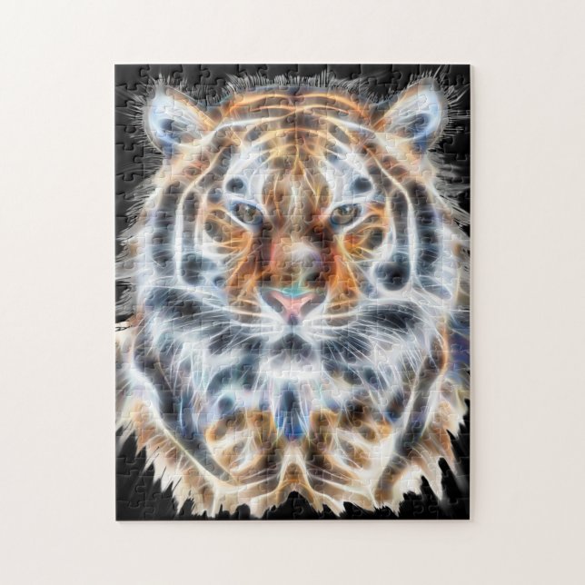 Puzzle My Cat is Agir Up Tiger énergie faciale (Vertical)