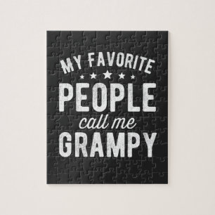 Puzzle my favorite people call me grampy
