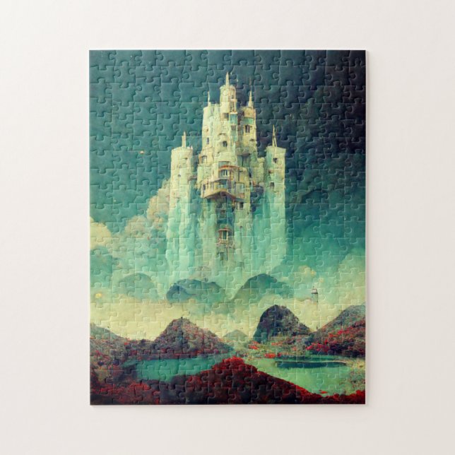 Puzzle Mystérieux Château Imaginaire Art (Vertical)